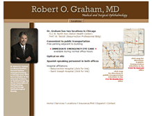 Tablet Screenshot of grahameyemd.com